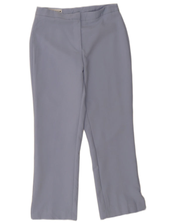 Женские прямые повседневные брюки ZARA, средние W28 L26, синие