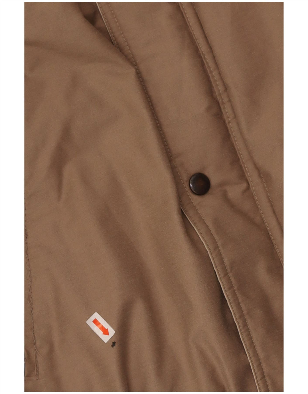 VINTAGE Mens Bomber Jacket UK 40 Large Beige Polyester