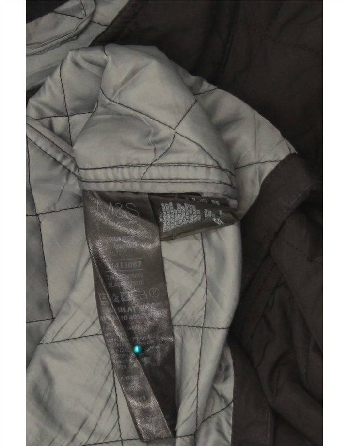 Мужская стеганая куртка Marks & Spencer Blue Harbour UK 42 XL, черный полиэстер