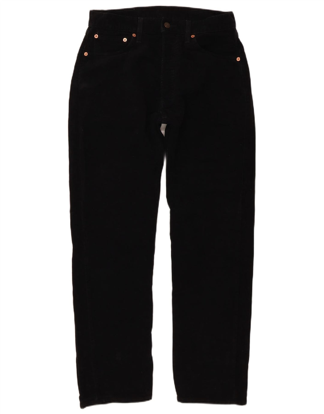 Мужские прямые джинсы Levi's 551 W32 L30, черный хлопок