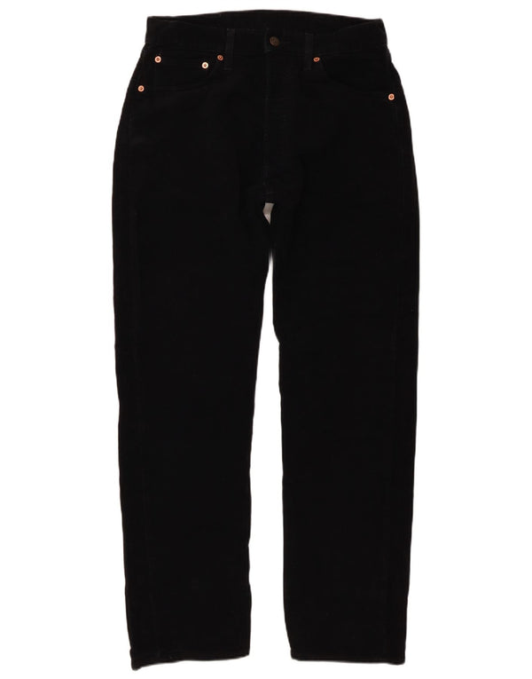 Мужские прямые джинсы Levi's 551 W32 L30, черный хлопок