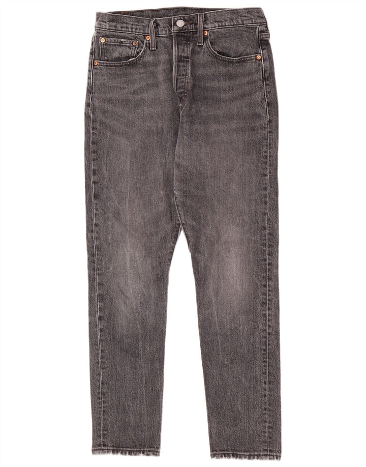 Женские джинсы Levi's 501 Slim W28 L28 Серые хлопковые