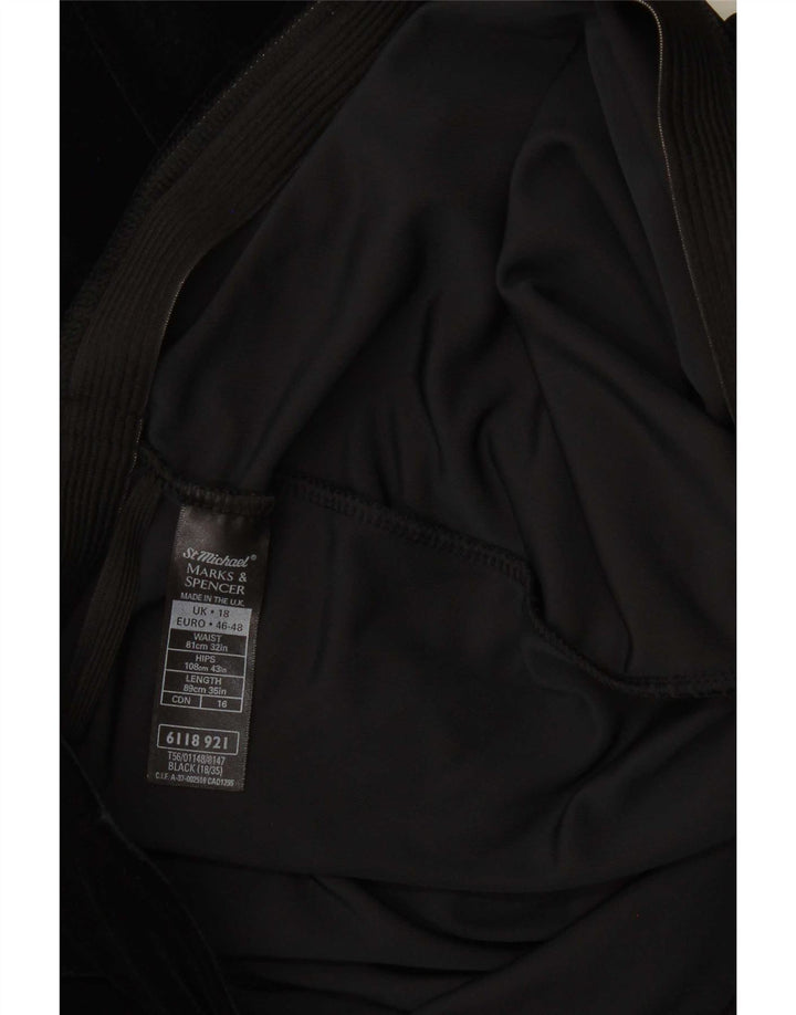 Женская макси-юбка Marks & Spencer UK 18 XL W34 Черный полиэстер