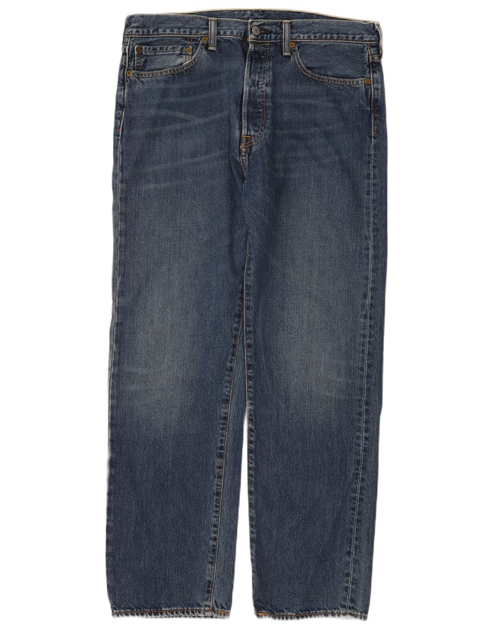 Мужские прямые джинсы Levi's 562 W34 L32 синие, хлопок
