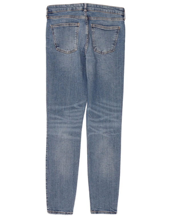 Женские джинсы скинни Zara EU 38, маленькие W28 L29, синие, хлопок
