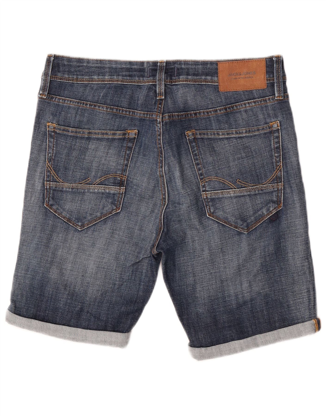 Мужские джинсовые шорты Jack & Jones Medium W32 Синие, хлопок