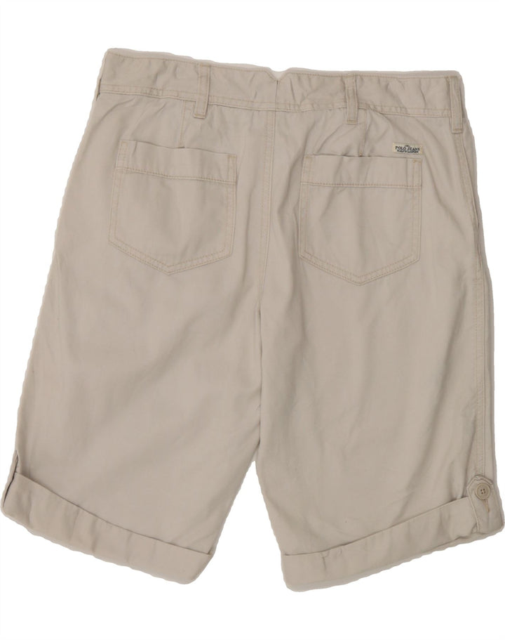 RALPH LAUREN Womens Chino Shorts US 6 Medium W30  White Cotton Vintage Ralph Lauren and Second-Hand Ralph Lauren from Messina Hembry 