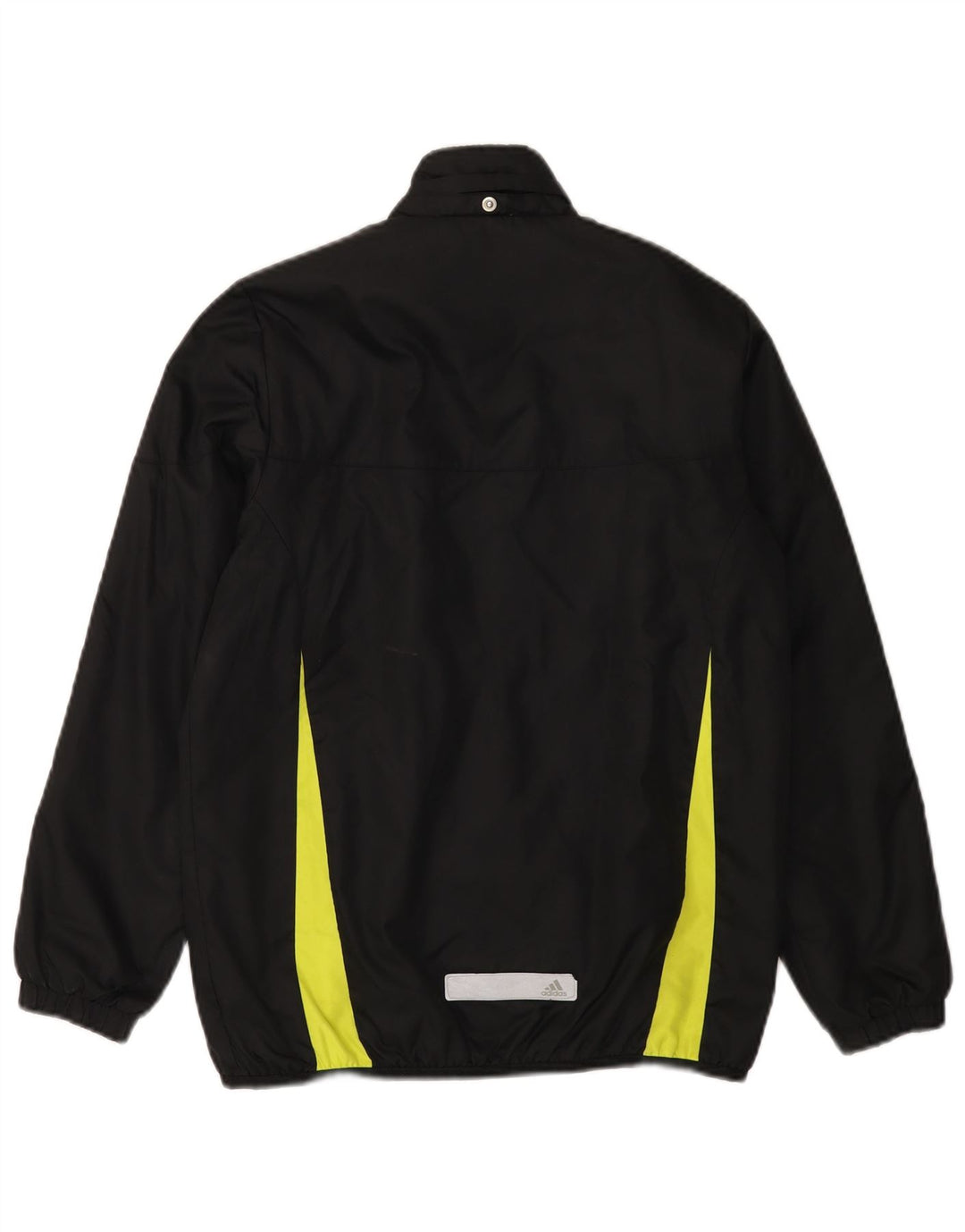 Спортивный костюм ADIDAS для мальчиков, верхняя куртка 11–12 лет, черный нейлон с цветными блоками