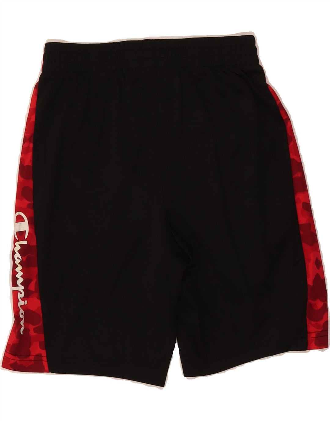CHAMPION Boys Sport Shorts 10-11 Years Black Camouflage Polyester Vintage Champion and Second-Hand Champion from Messina Hembry 
