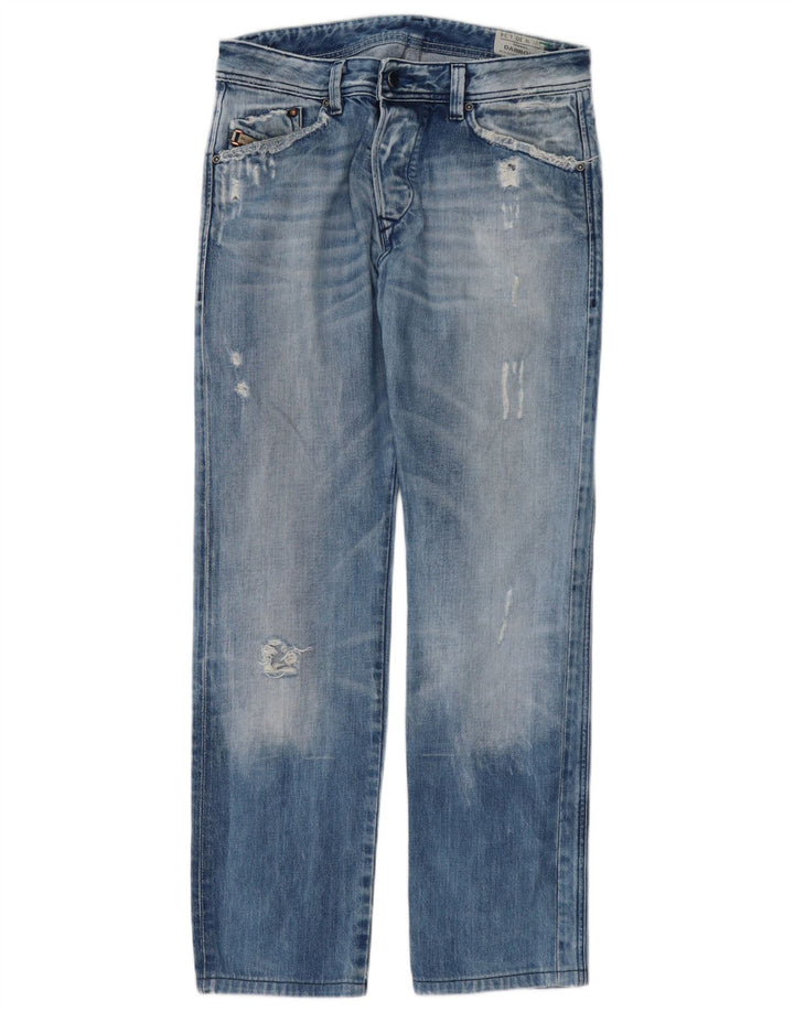 Мужские прямые джинсы Diesel Darron W30 L30, синий хлопок