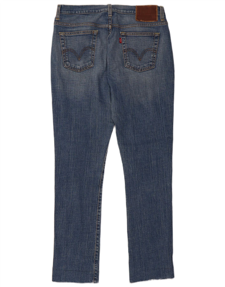 Женские прямые джинсы Levi's US 12, большие размеры W30 L29, синие, хлопок