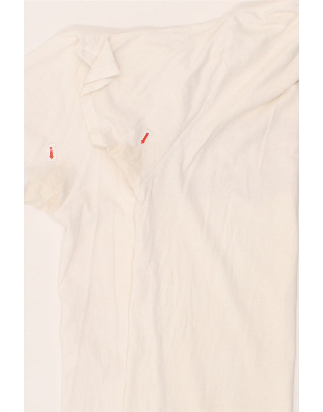 LEVI'S Mens Graphic T-Shirt Top Medium White Vintage Levi's and Second-Hand Levi's from Messina Hembry 