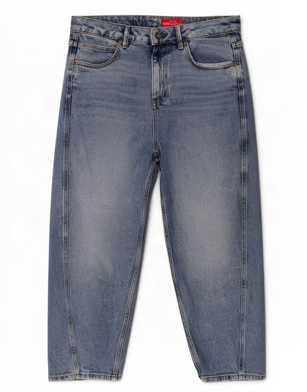 Женские прямые джинсы Marks & Spencer UK 12 Medium W30 L23 Синий хлопок