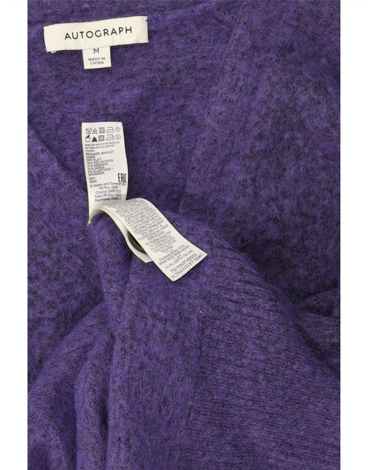 Женский кардиган с автографом Marks & Spencer UK 14, средний фиолетовый