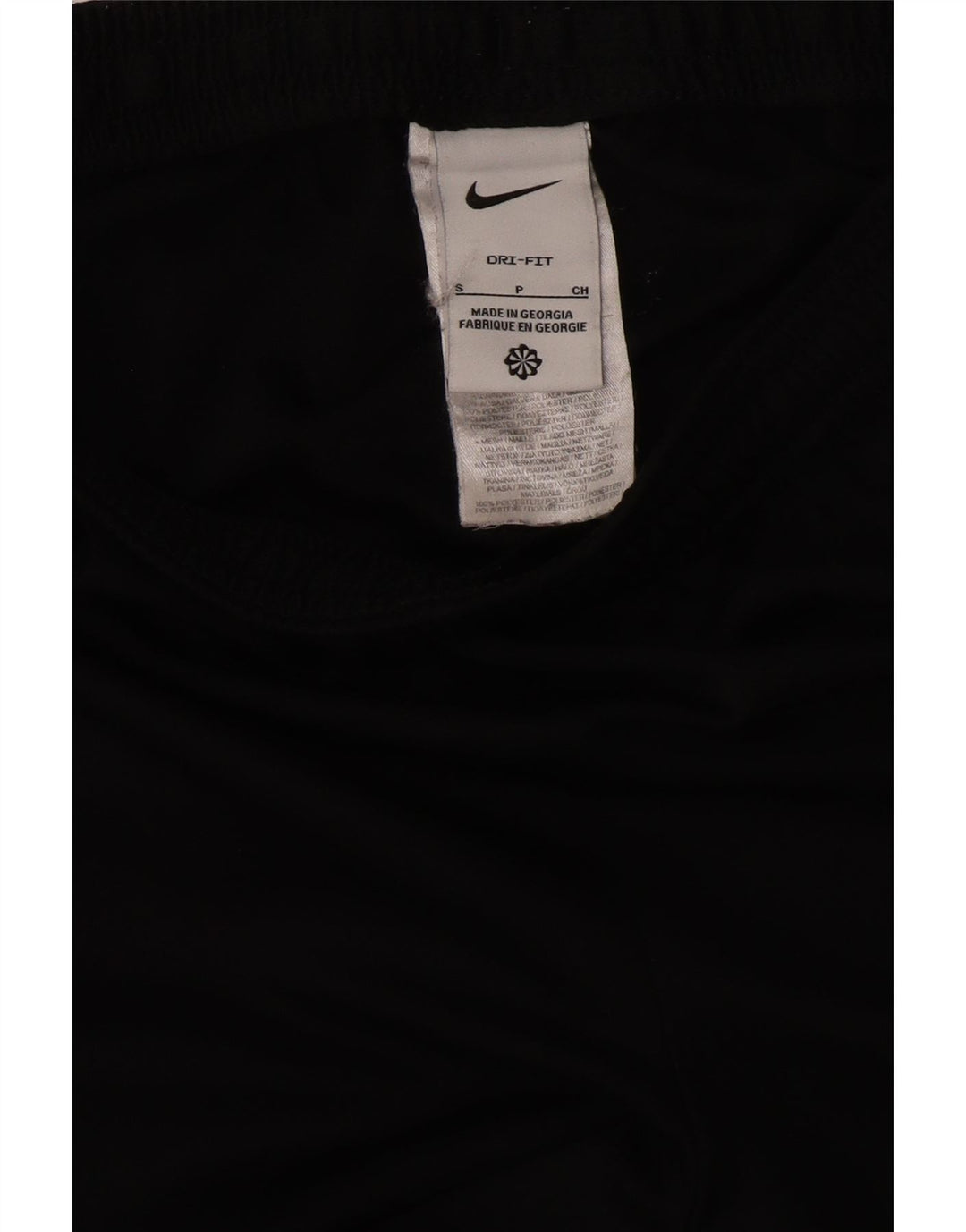 Мужские спортивные брюки Nike, маленькие черные, из полиэстера