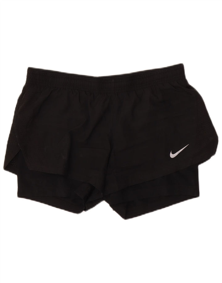 Женские спортивные шорты Nike Dri Fit UK 14, средний черный полиэстер