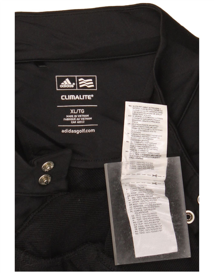 Мужская спортивная куртка Adidas Climalite XL, черный полиэстер