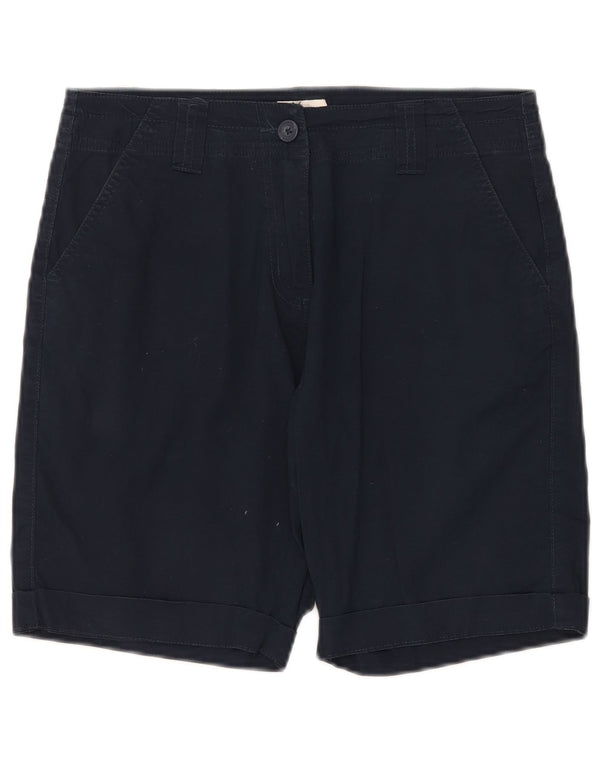 Mountain Warehouse Womens Chino Shorts UK 10 Small W30  Navy Blue