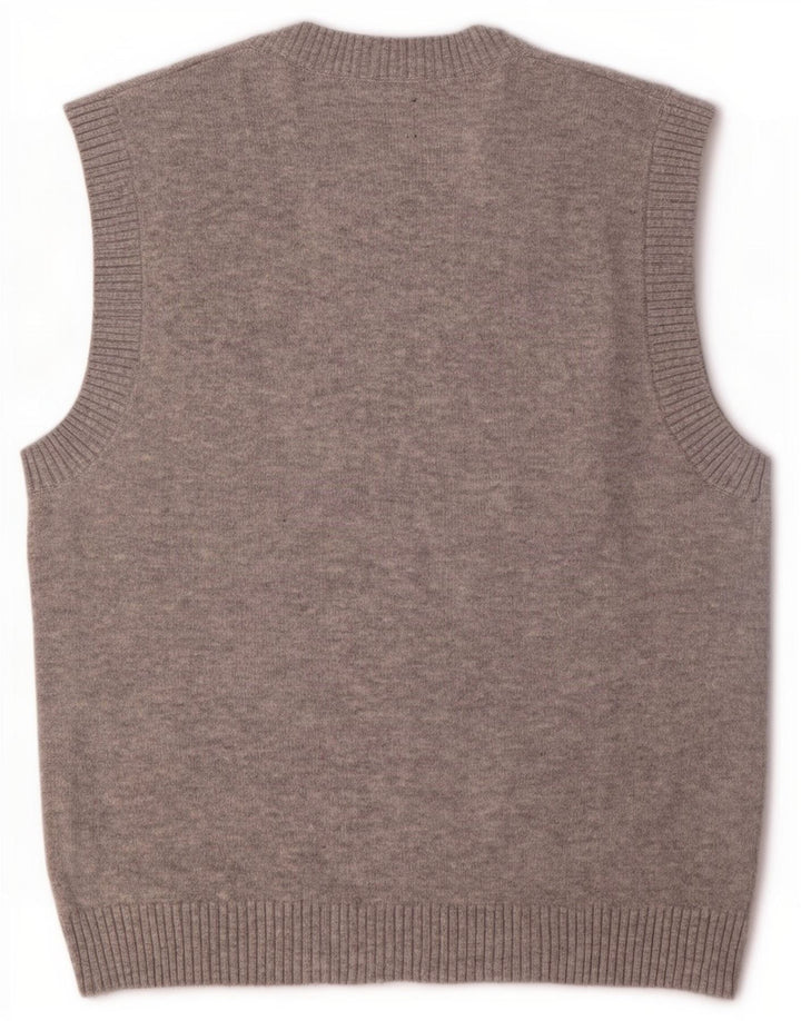 Мужская майка Gap Vest из полиэстера среднего серого цвета