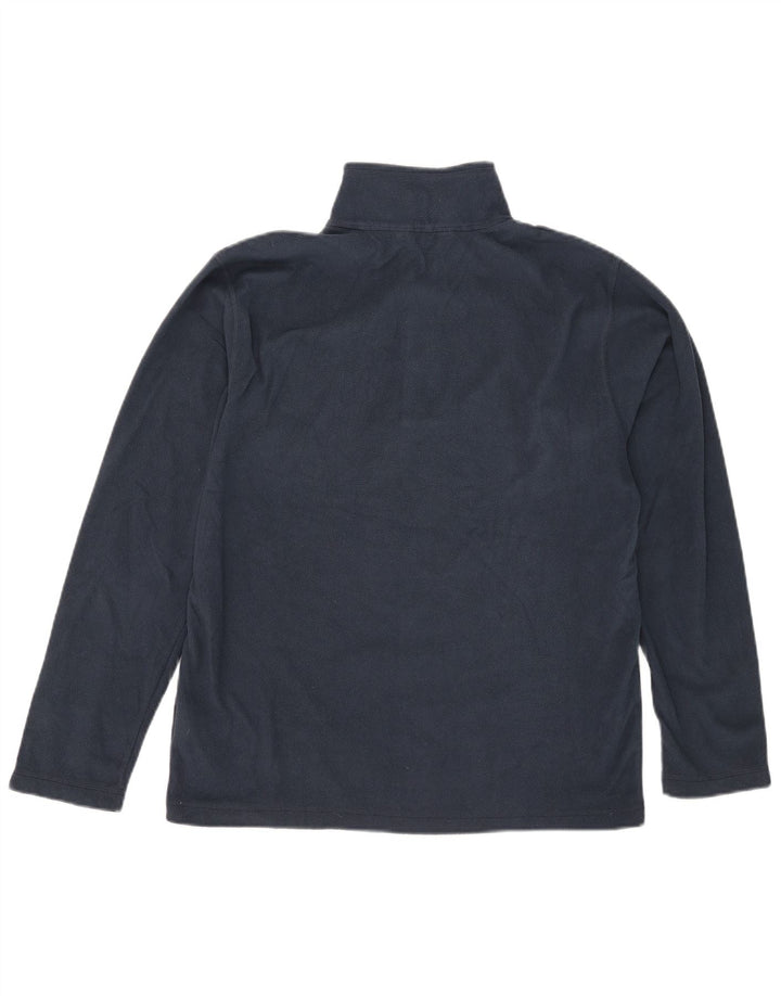 THE NORTH FACE Мужской флисовый джемпер с воротником на молнии, средний темно-синий, полиэстер
