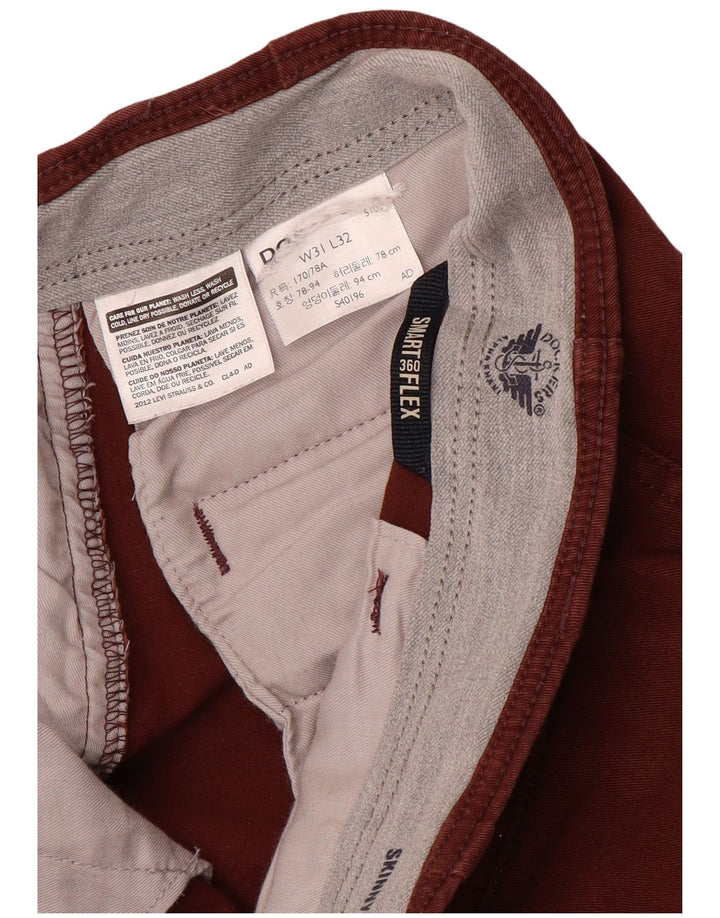 Мужские брюки-чинос Dockers W31 L32 коричневые