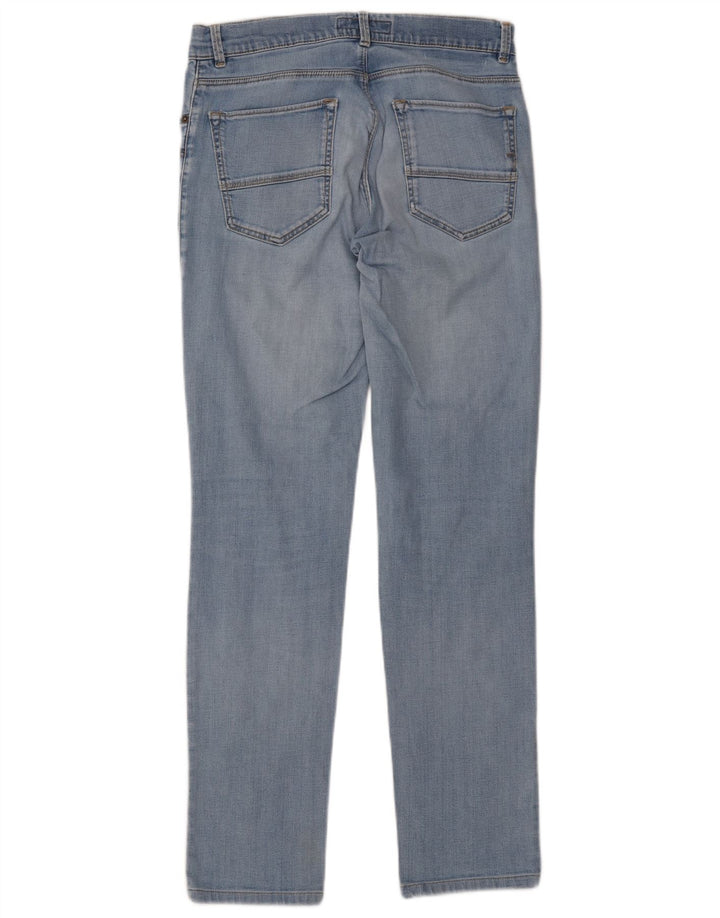 Женские узкие джинсы Trussardi W31 L32 синие из полиэстера
