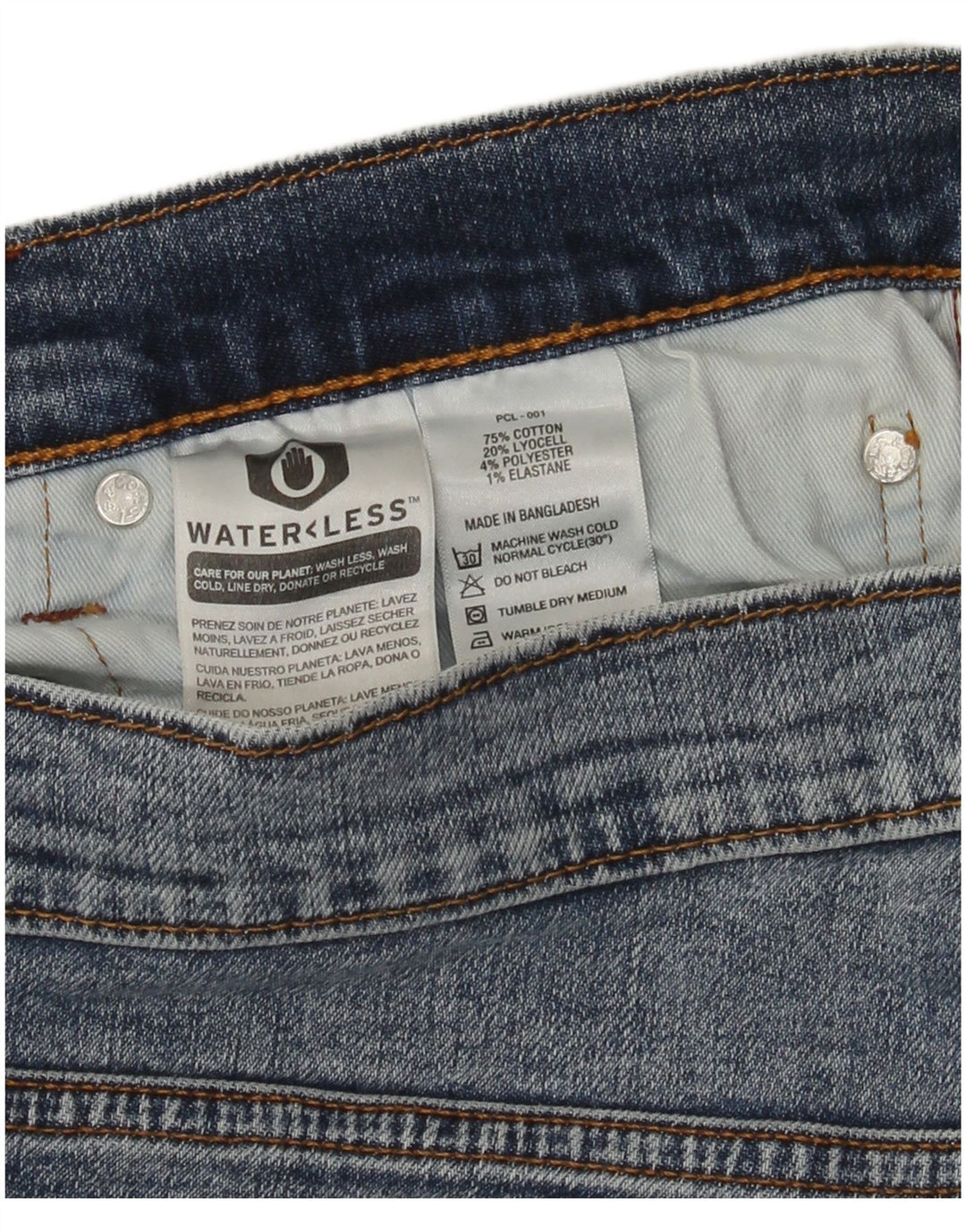 Мужские джинсы Levi's Slim 511 W34 L32 синие, хлопок