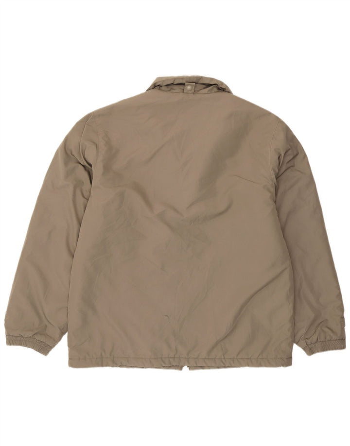 Мужская стеганая куртка Kappa UK 40, большая, коричневая, полиамид