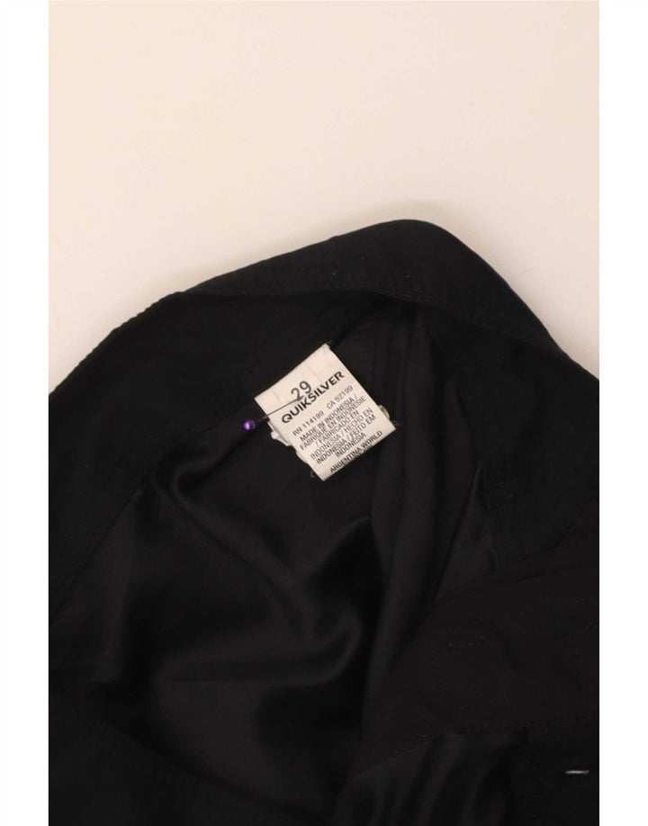 Мужские шорты для плавания Quiksilver с рисунком, маленькие черные из полиэстера