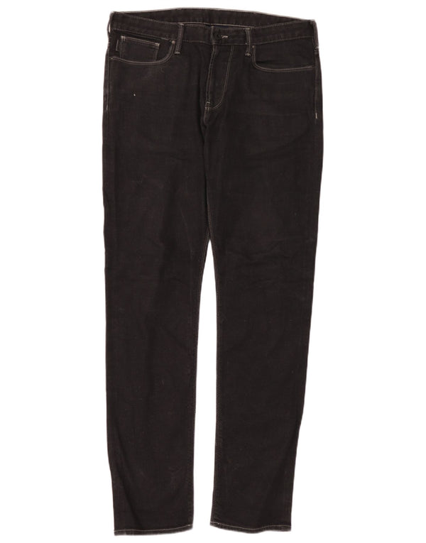 Мужские джинсы Armani Slim W32 L34, черный хлопок