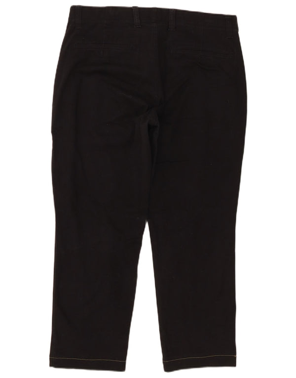 Мужские укороченные брюки-чиносы Gap W32 L25, черные, хлопковые