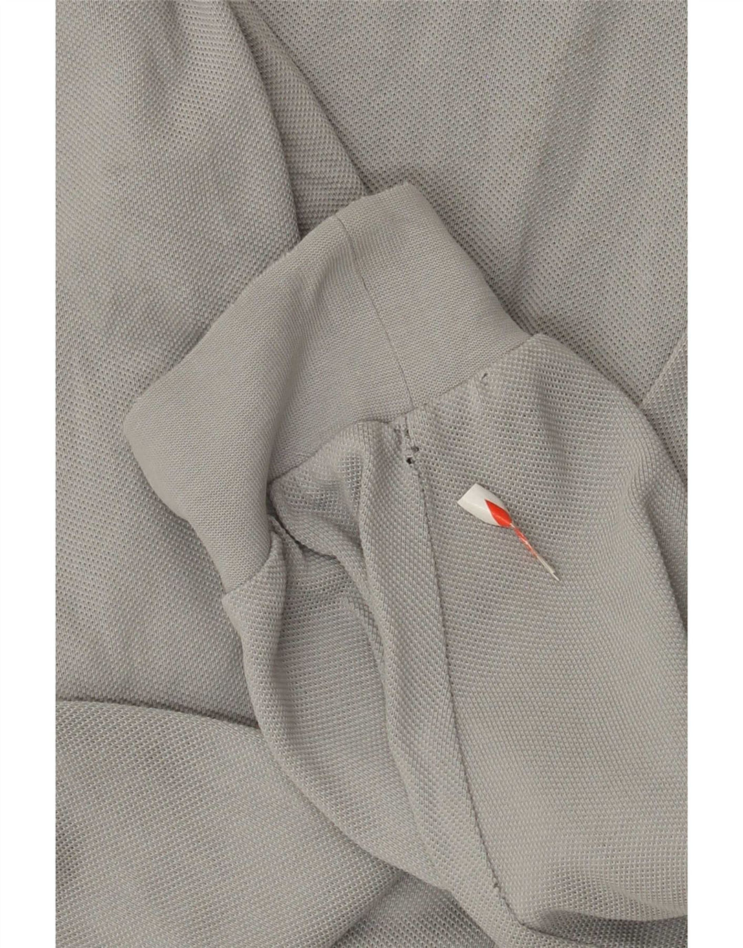 Мужская рубашка-поло с длинным рукавом Lacoste, размер 8, 3XL, серая