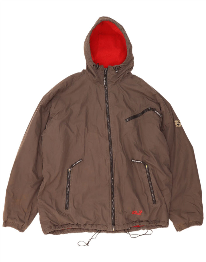 Мужская ветровка Jack Wolfskin UK 44 2XL, серый полиэстер