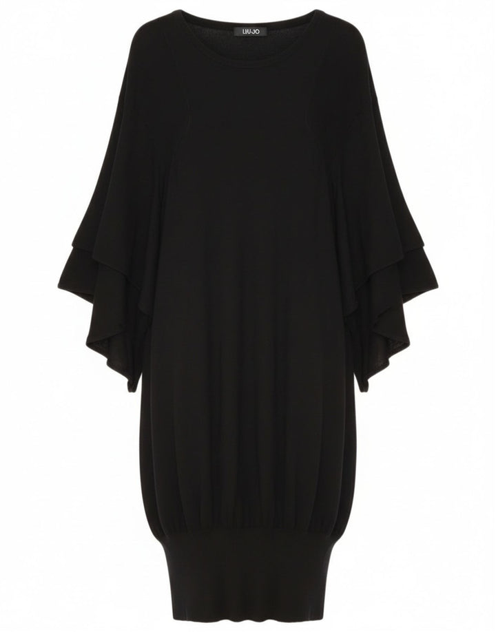 Женское платье-джемпер с крыльями летучей мыши Liu Jo, Великобритания, 10, маленькое, черное