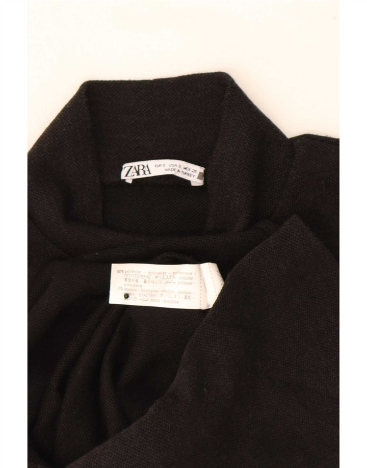 Женский жилет Zara UK 10, маленький, черный, полиэстер