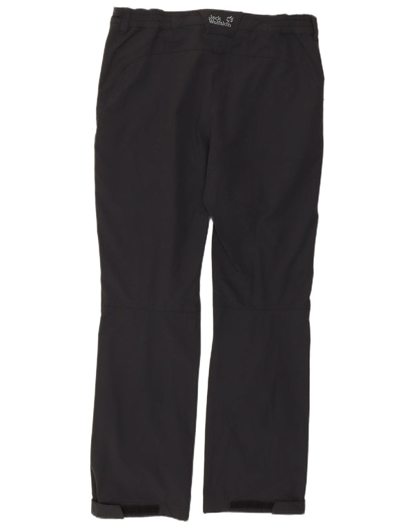 Женские брюки-карго JACK WOLFSKIN UK 14/16, большие W34 L30, черные