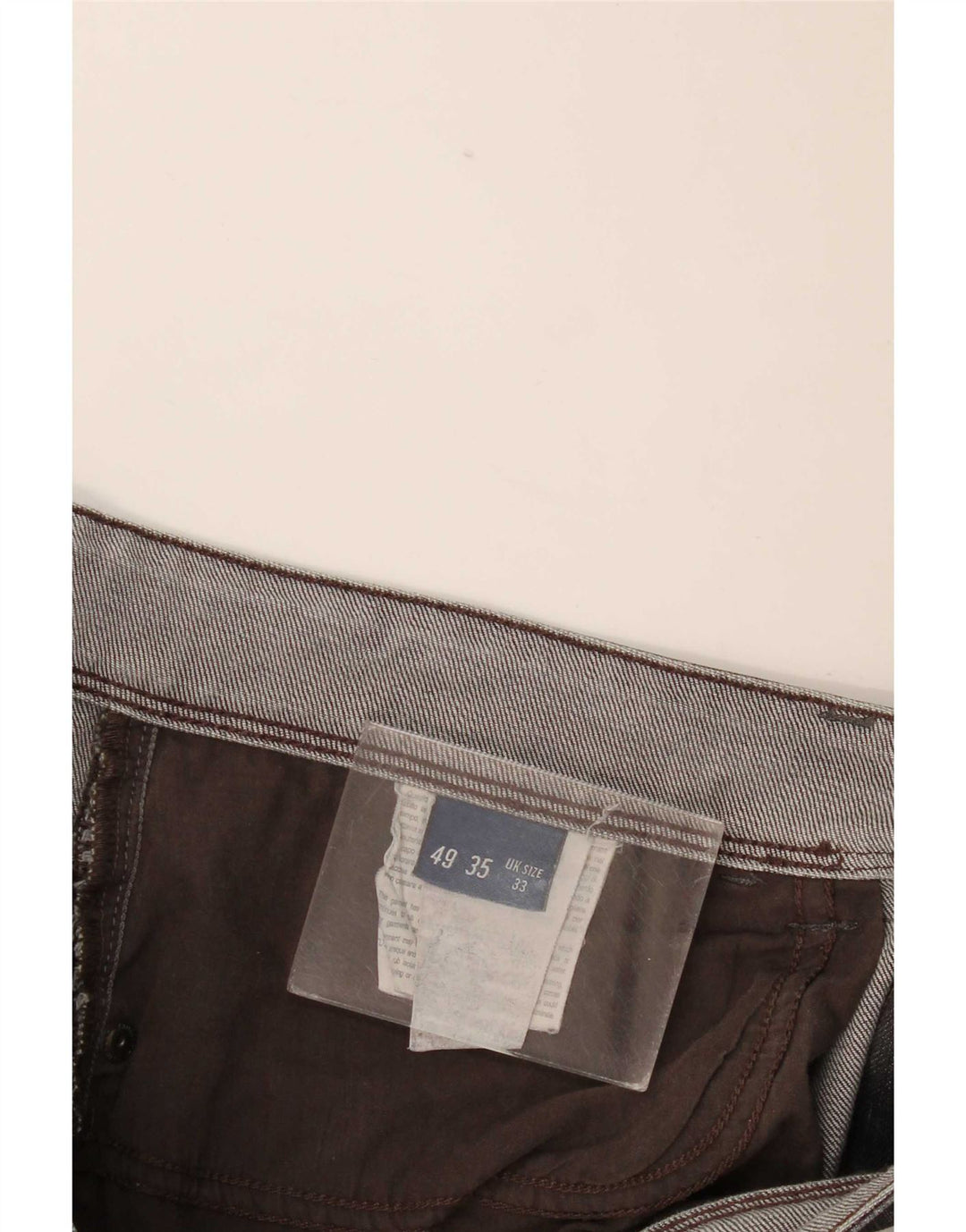 Мужские прямые джинсы Trussardi W33 L33 серые
