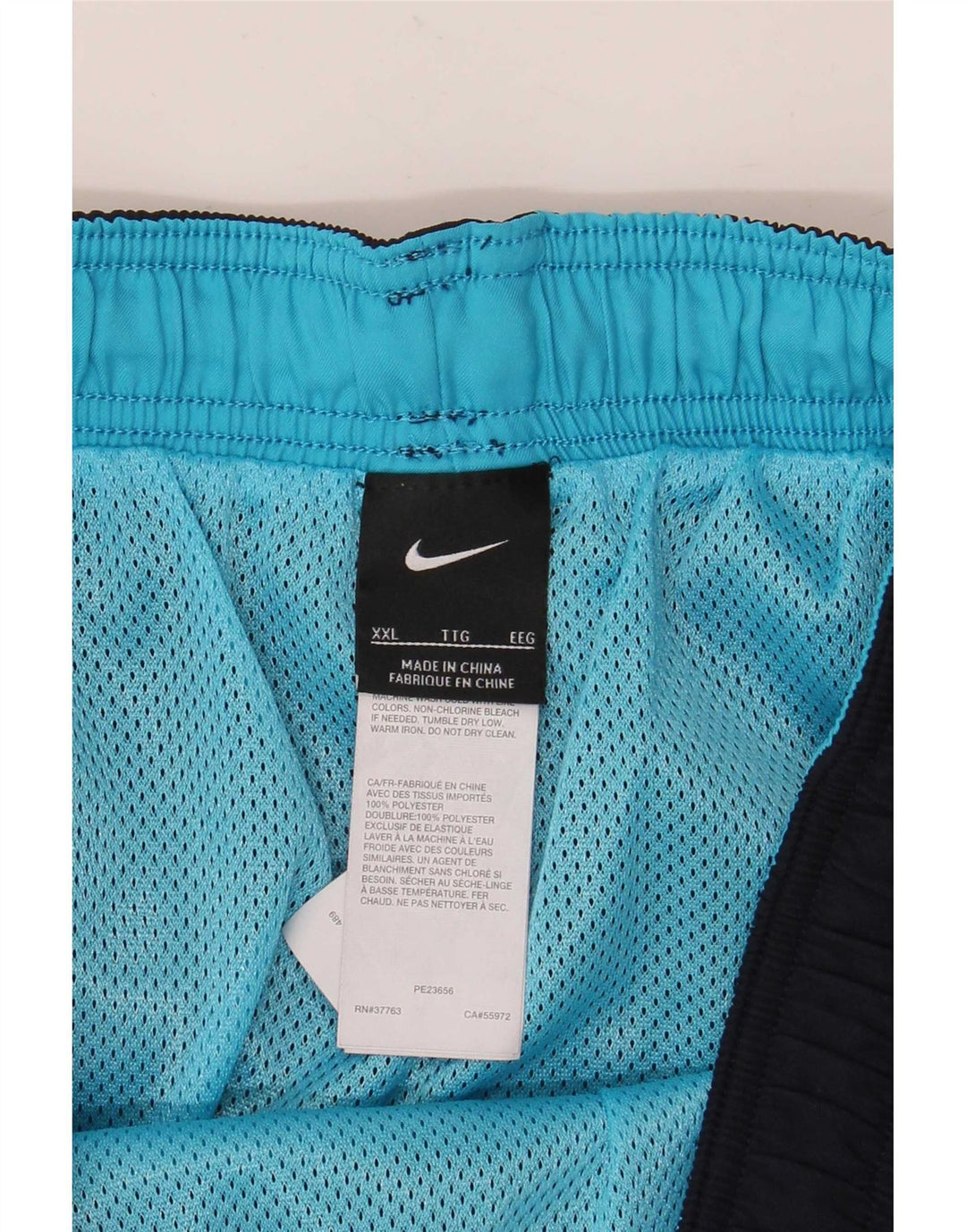 Мужские шорты для плавания Nike 2XL темно-синие из полиэстера