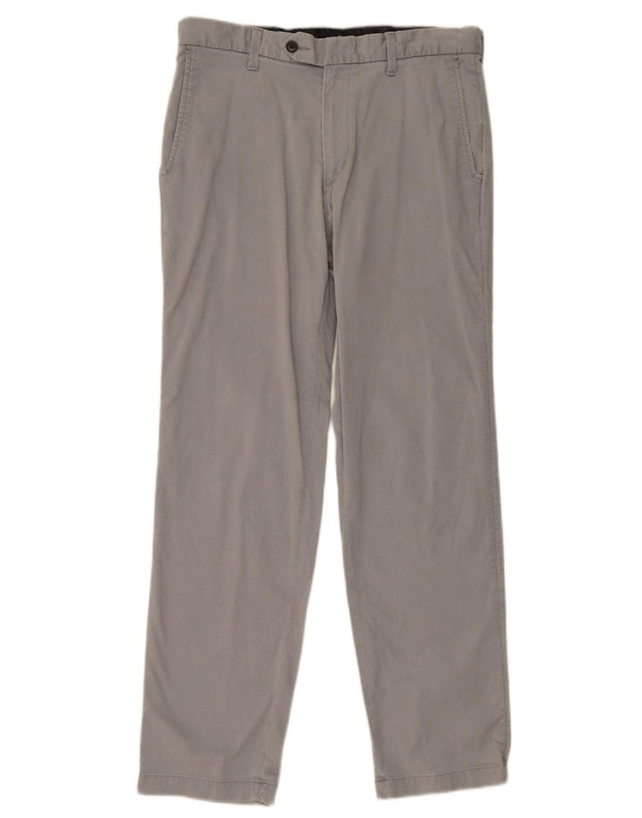 Мужские прямые брюки Marks & Spencer Blue Harbour W34 L33 серые