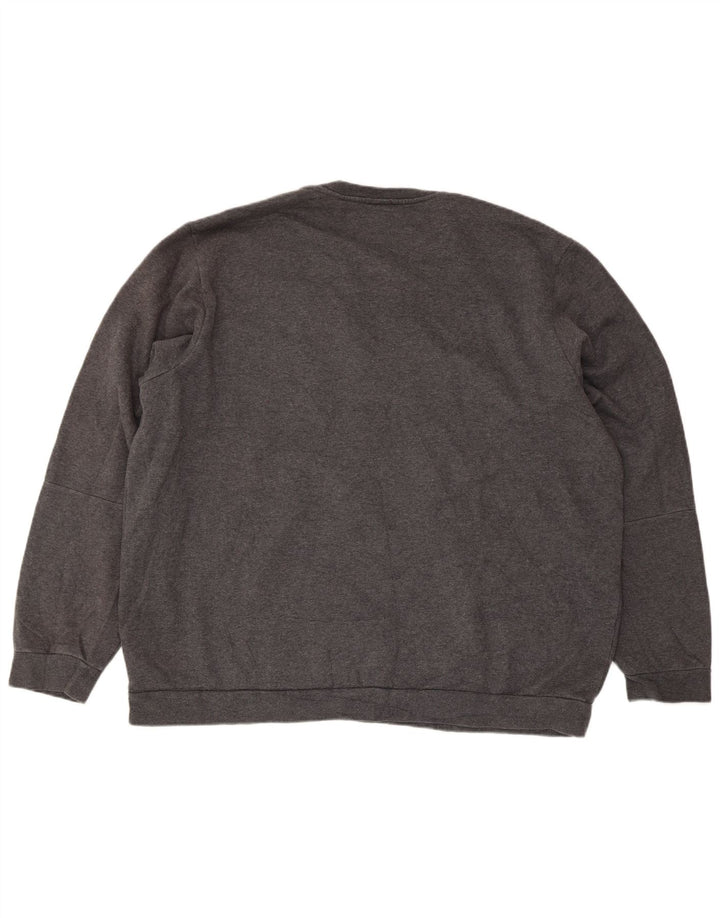 Мужской свитер-толстовка Adidas Regular Fit 2XL, серый хлопок