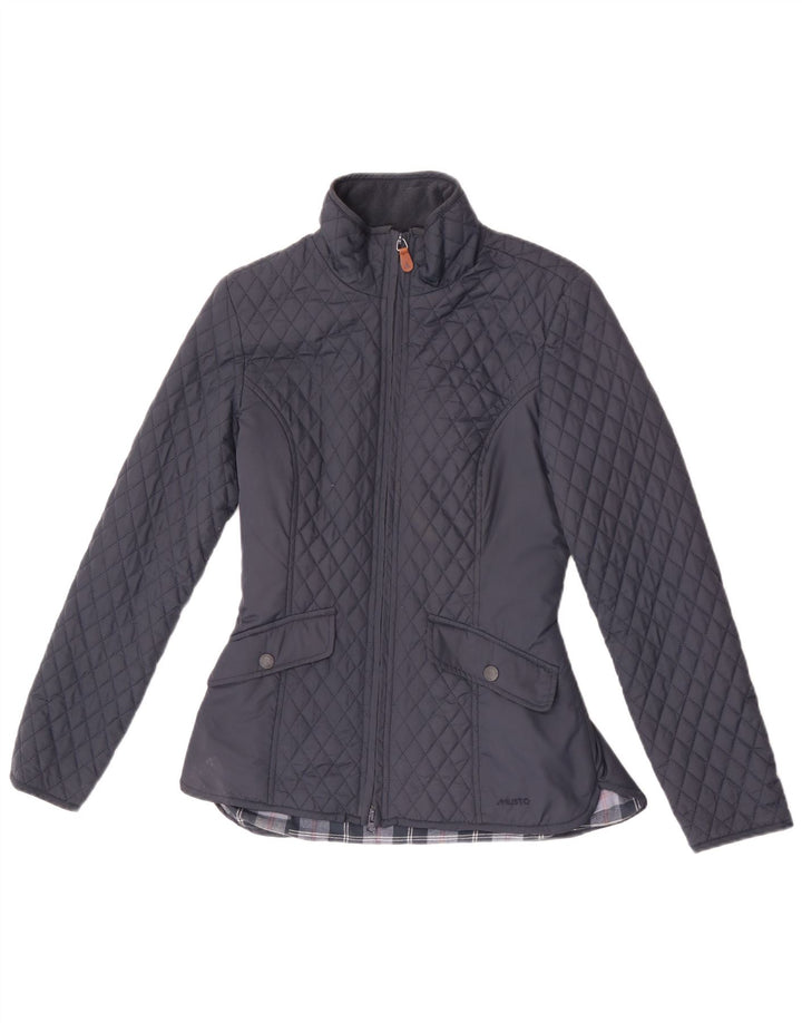 Женская стеганая куртка Musto UK 8, маленькая, темно-синяя, полиэстер