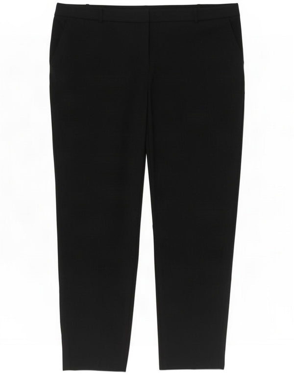 Женские прямые брюки-чиносы Marks & Spencer UK 22 3XL W44 L30 Черный