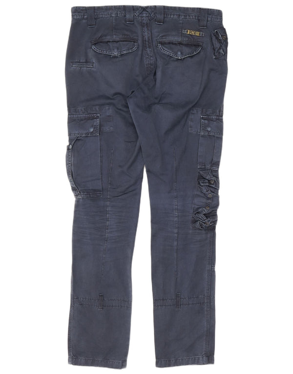 Мужские брюки карго Iceberg IT 50 Large W34 L32 Темно-синие, хлопок