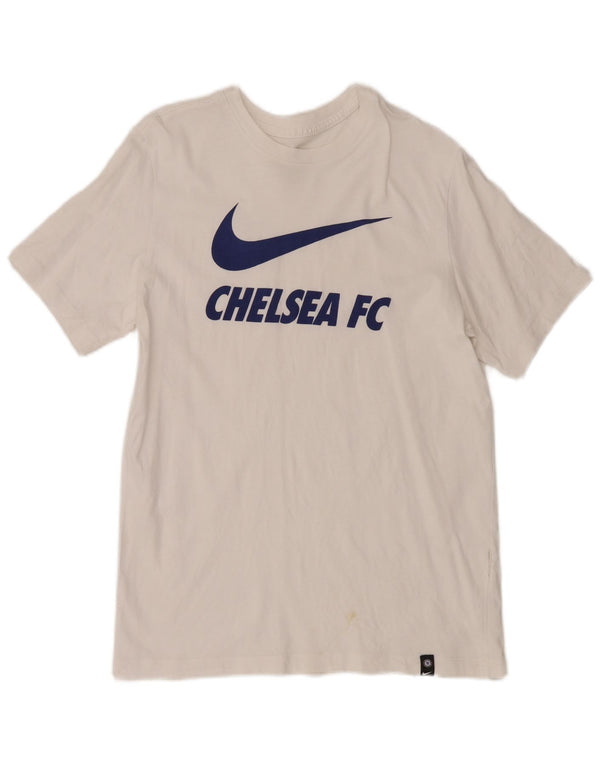 Мужская футболка с рисунком Nike Chelsea FC, средний белый