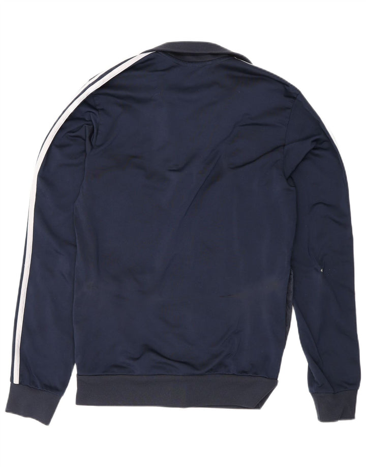 Мужская спортивная куртка Adidas Regular Fit UK 36/38, маленькая, темно-синяя