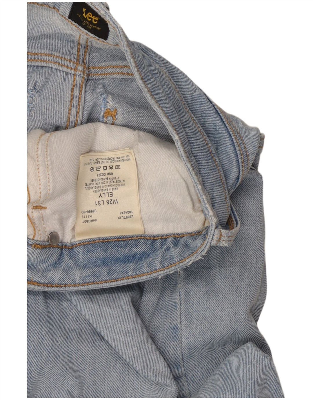 Женские узкие джинсы LEE Elly W26 L28, синий хлопок