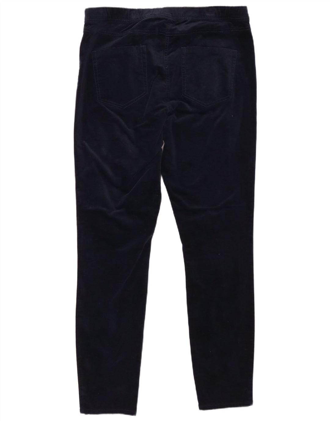 Женские бархатные повседневные брюки WHITE STUFF UK 16, большие W32 L30, темно-синие