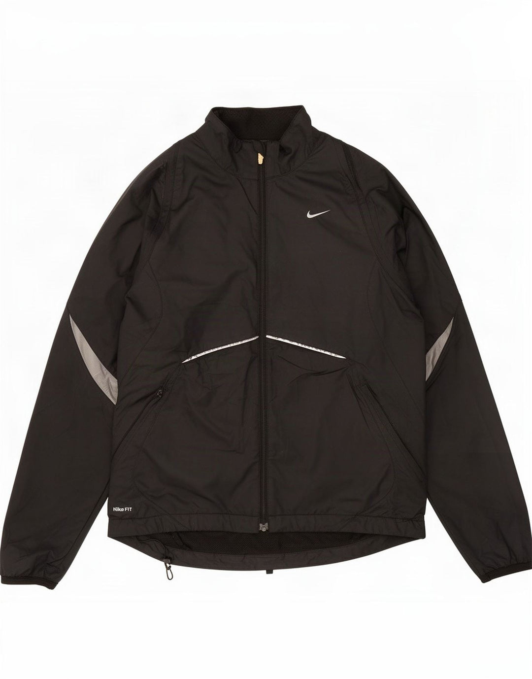 Мужская спортивная куртка Nike UK 36/38, маленький черный полиэстер