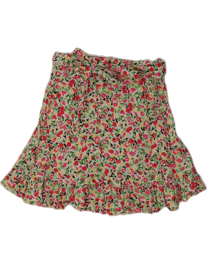 URBAN OUTFITTERS Womens Wrap Skirt Medium W26 Multicoloured Floral Rayon Vintage Urban Outfitters and Second-Hand Urban Outfitters from Messina Hembry 