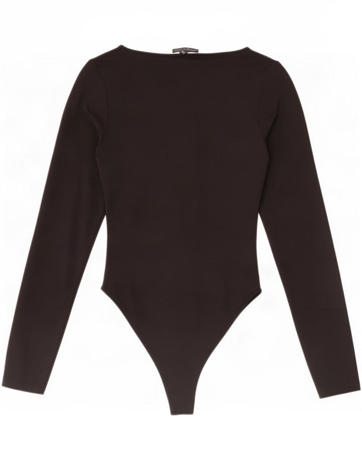 Женское боди Zara UK 12, средний черный из полиамида
